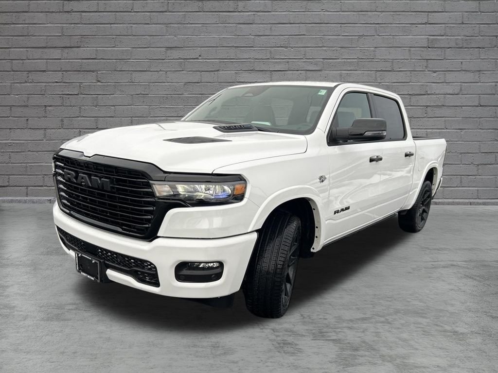 New 2026 Bright White Clear-Coat Exterior Paint RAM Laramie image 3