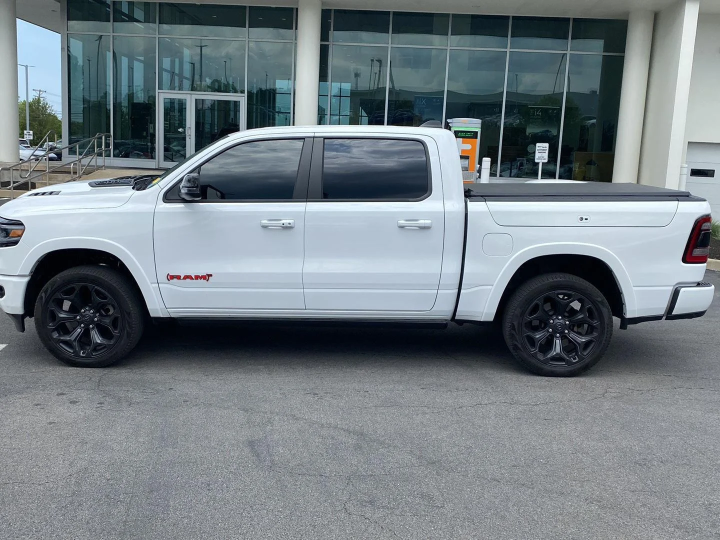 Used 2023 Bright White Clearcoat Ram Limited image 4
