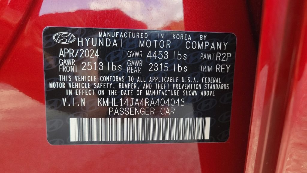 Used 2024 Red Hyundai SEL image 24