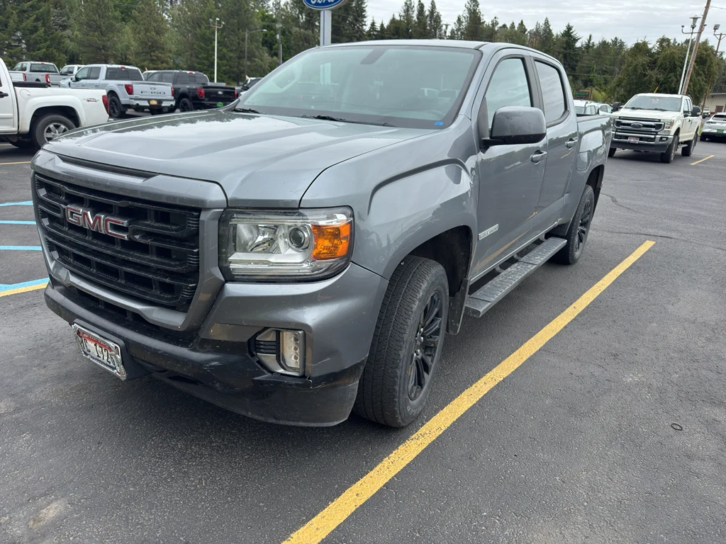 Used 2022 Satin Steel Metallic GMC 4WD Elevation image 1