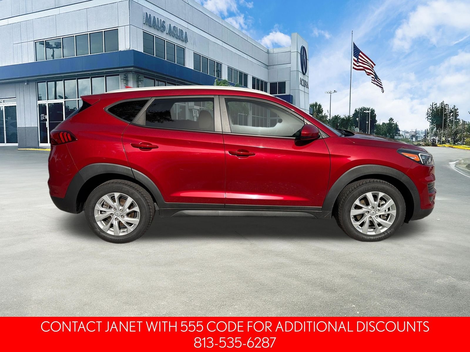 Used 2021 Crimson Hyundai Value image 3