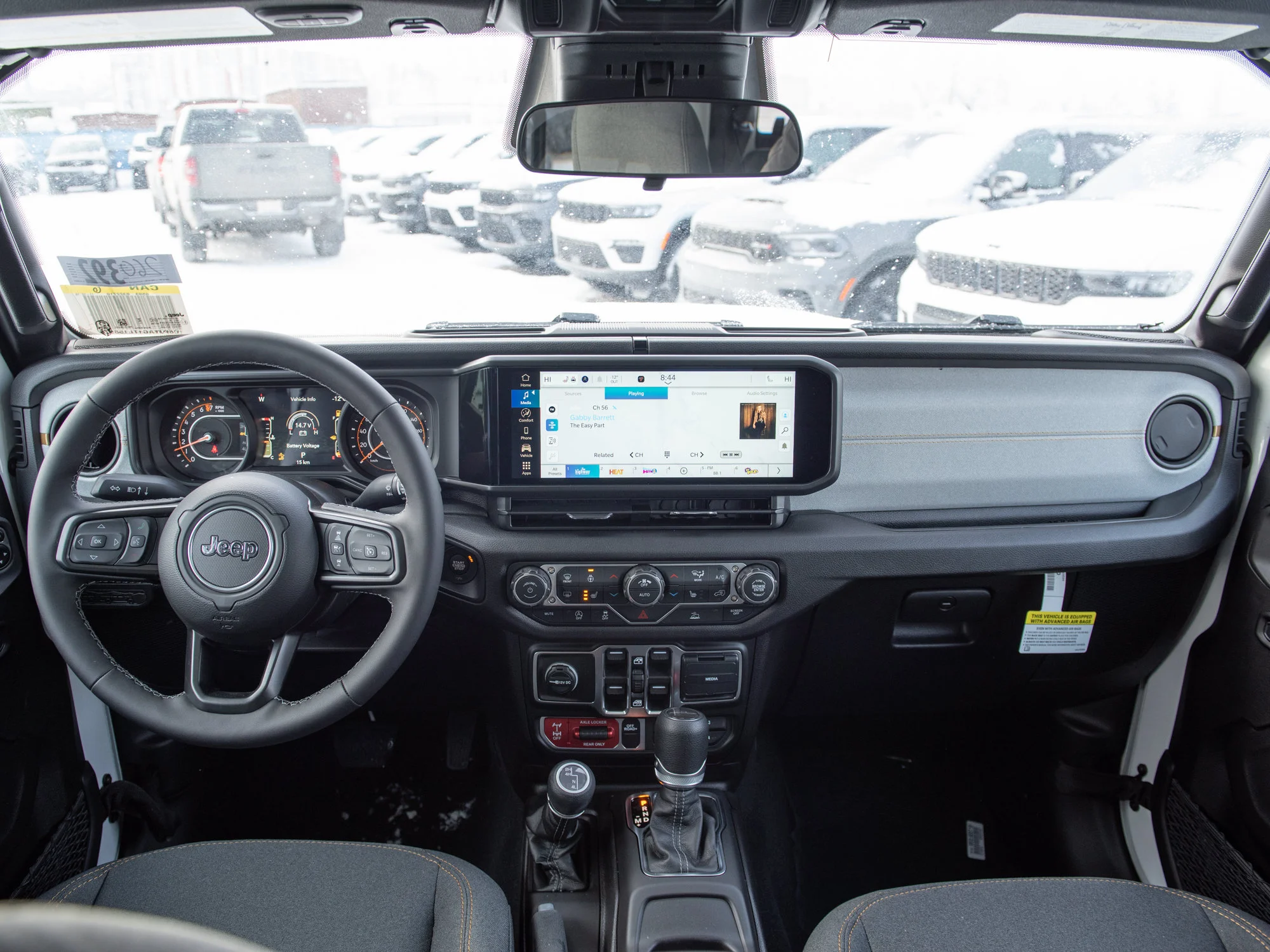 New 2026 White Jeep Willys*, Black Rhino Wheels, 33 Inch Tires, Treeline Outdoors Rooftop Tent image 12