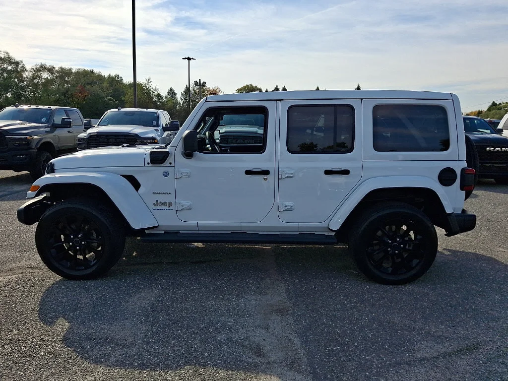 Used 2024 White Jeep Sahara 4xe image 7