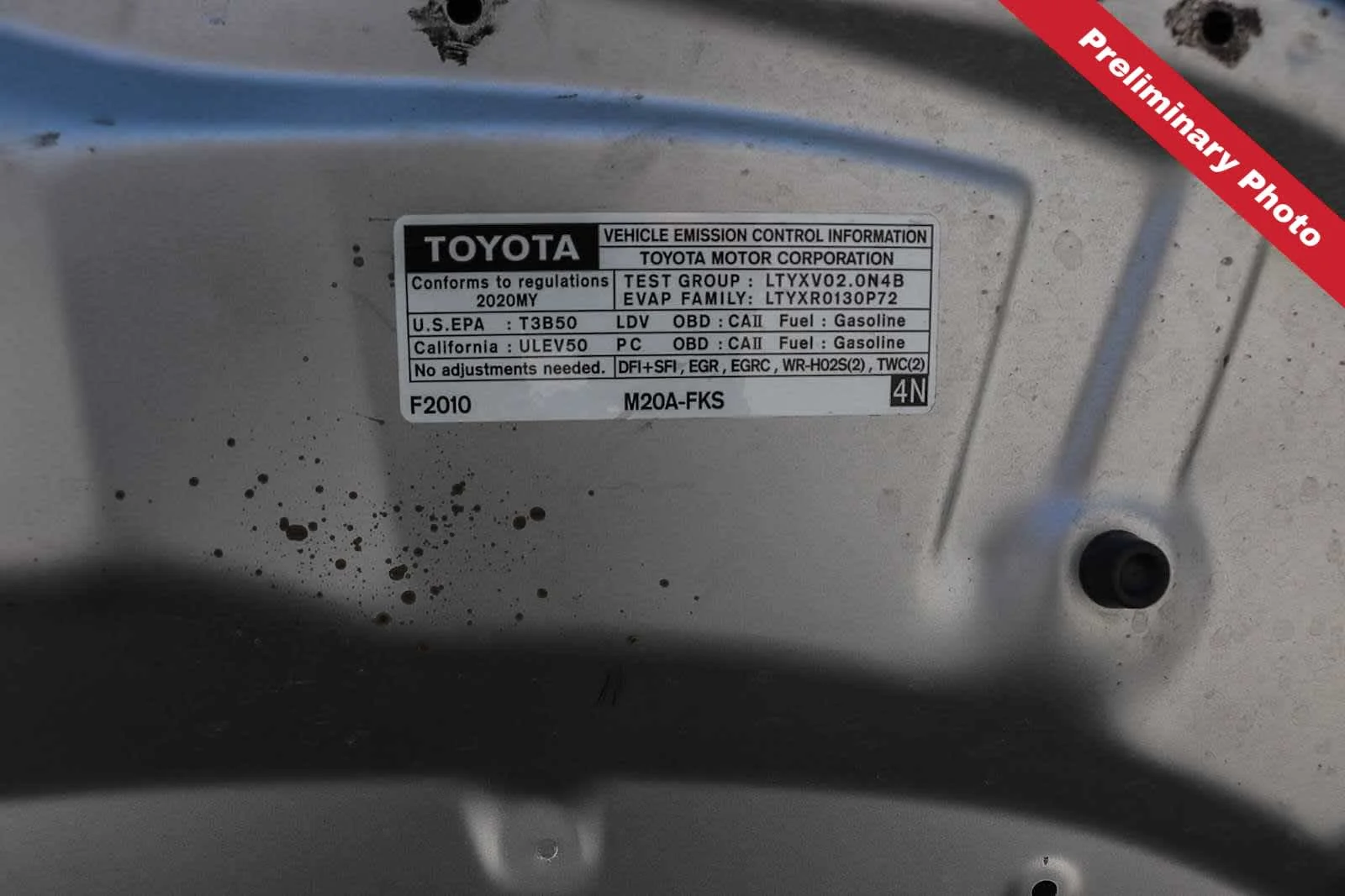 Used 2020 Classic Silver Metallic Toyota SE image 20