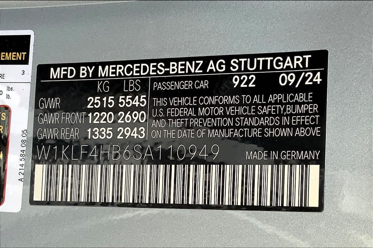 Used 2025 Cirrus Silver Metallic Mercedes-Benz E 350 image 15