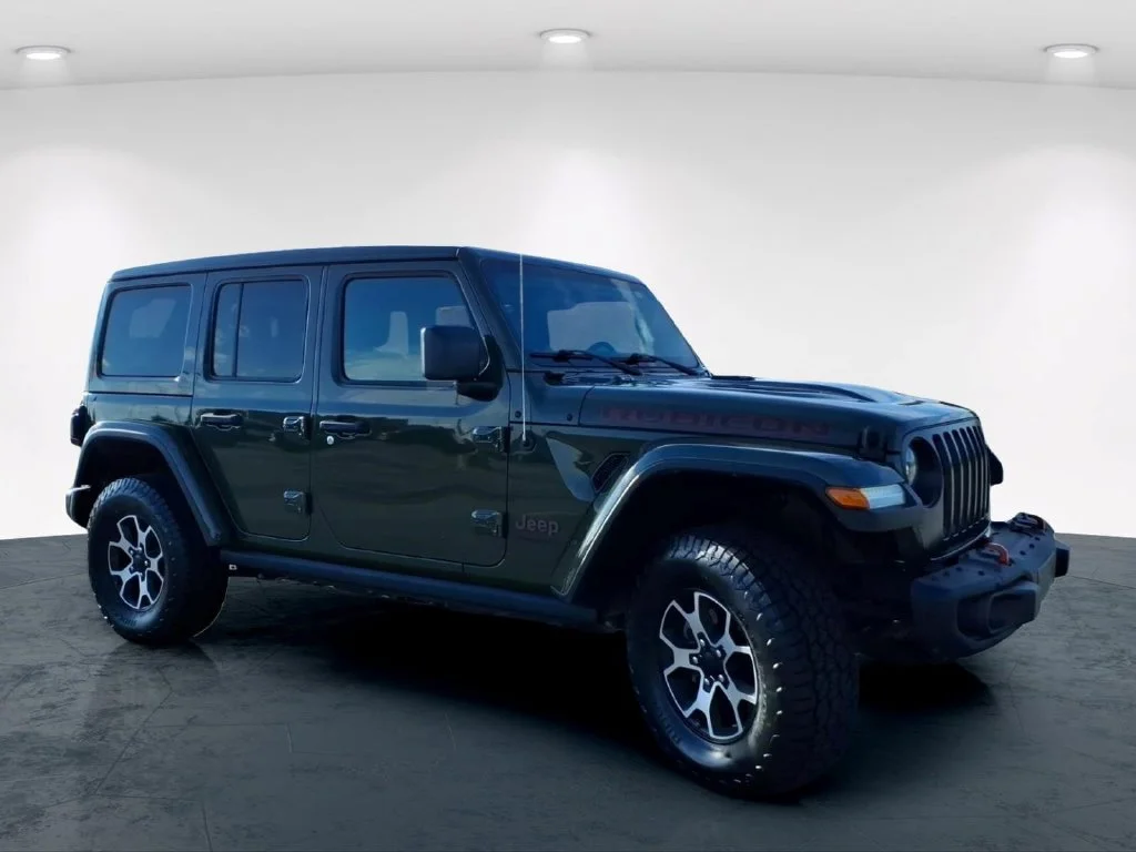 Used 2021 Green Jeep Unlimited Rubicon image 5