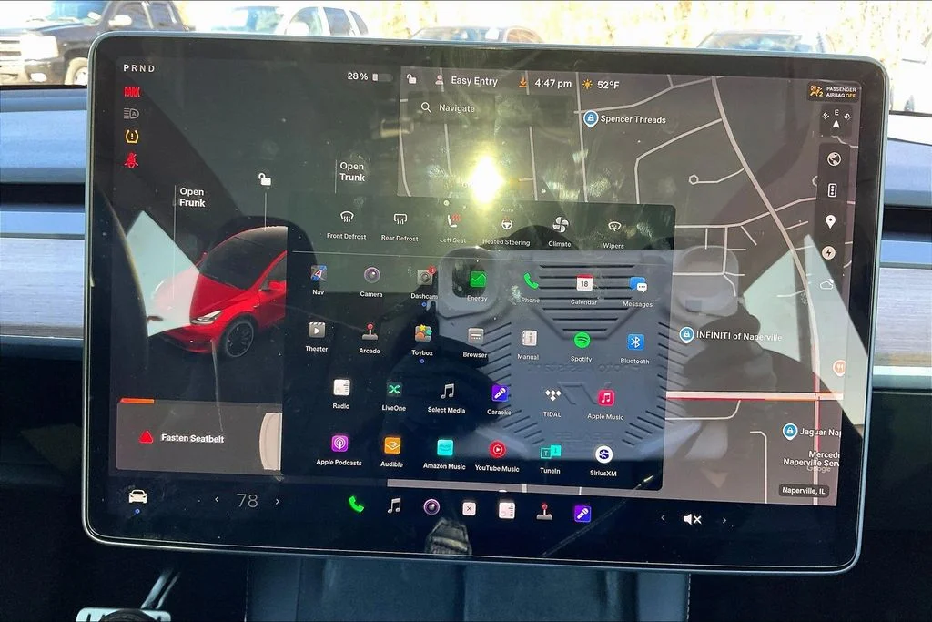 Used 2021 Red Multi-Coat Tesla Performance image 15