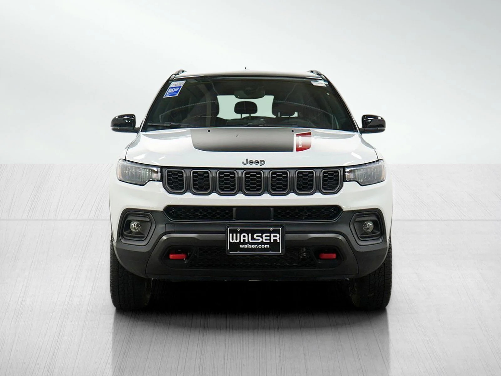 Used 2025 Bright White Clearcoat Jeep Trailhawk image 8
