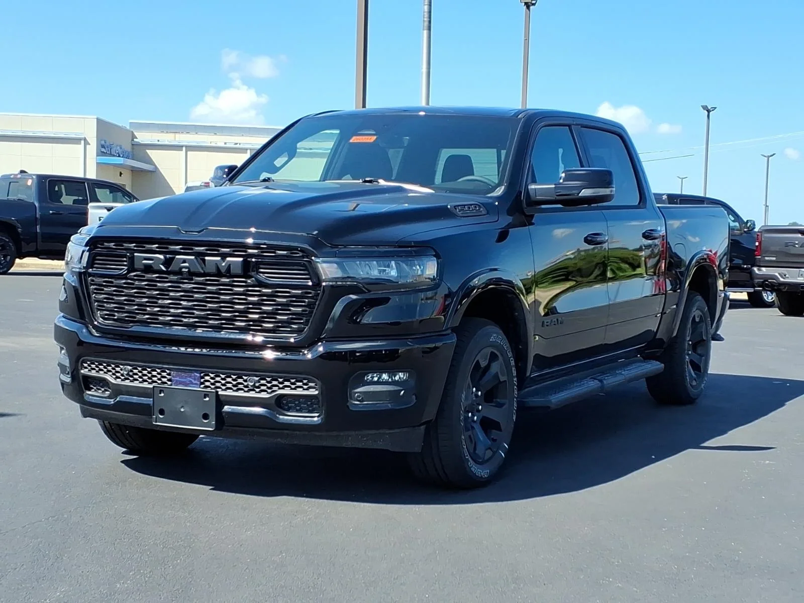 New 2026 Diamond Black Crystal Pearl Coat RAM Big Horn image 14