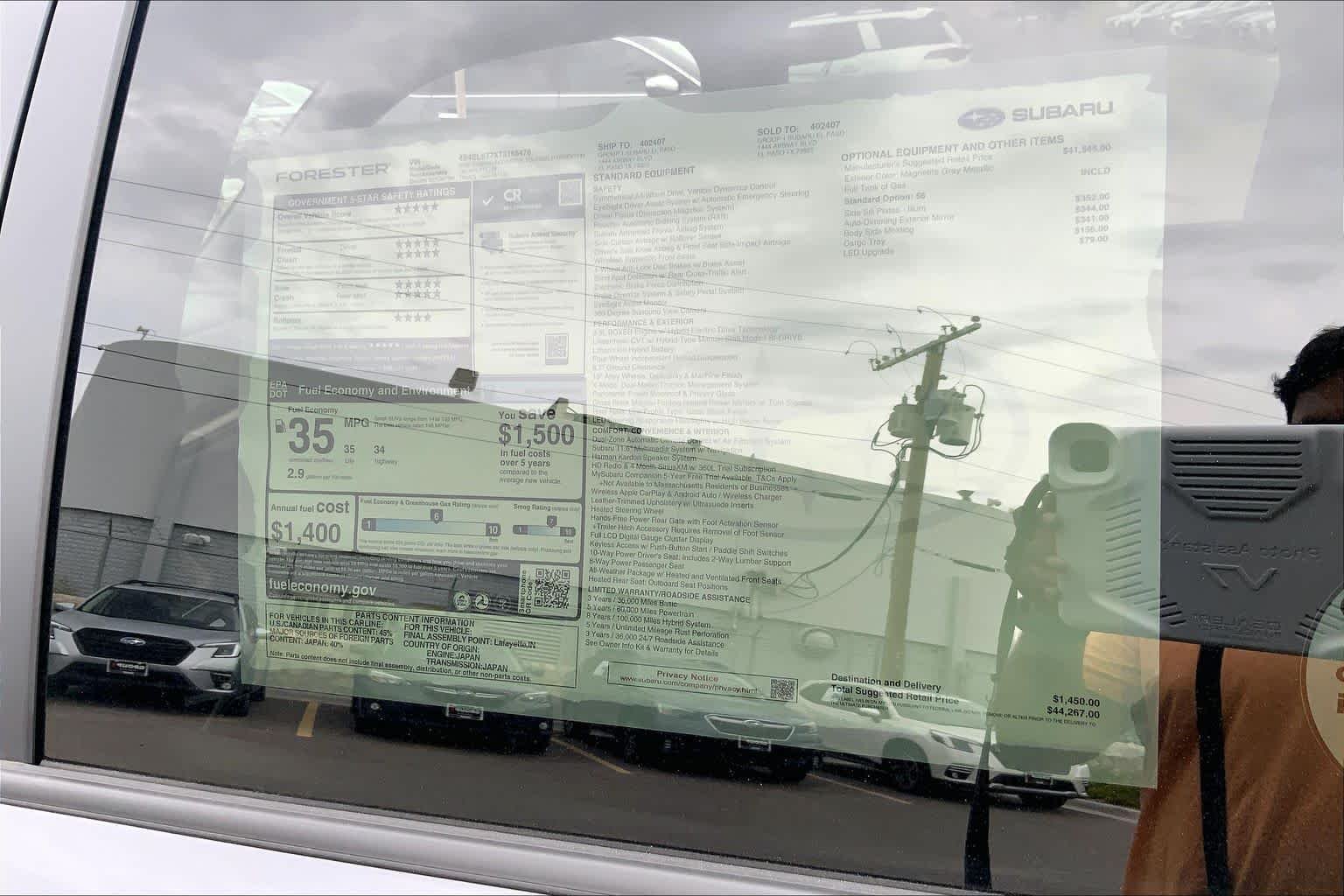 New 2026 MAGNETITE GRAY METALLIC Subaru Touring Hybrid image 19