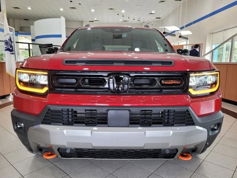 New 2026 Radiant Red Metallic Honda TRAILSPORT BLACKOUT AWD image 2