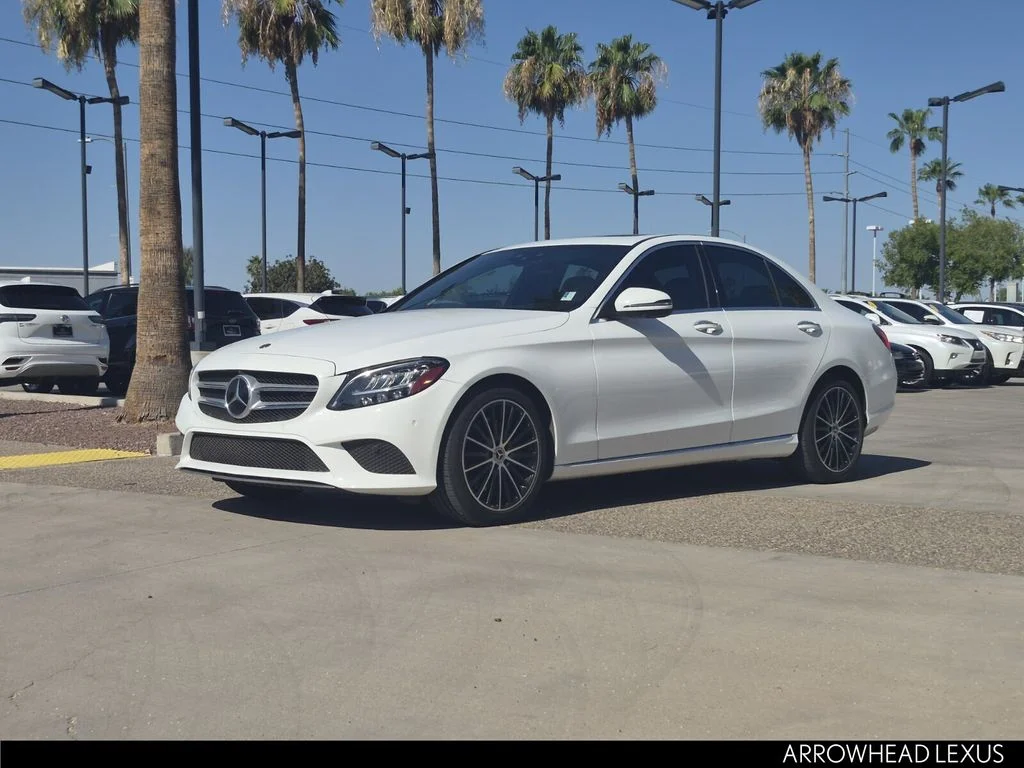 Used 2021 White Mercedes-Benz C 300 image 2