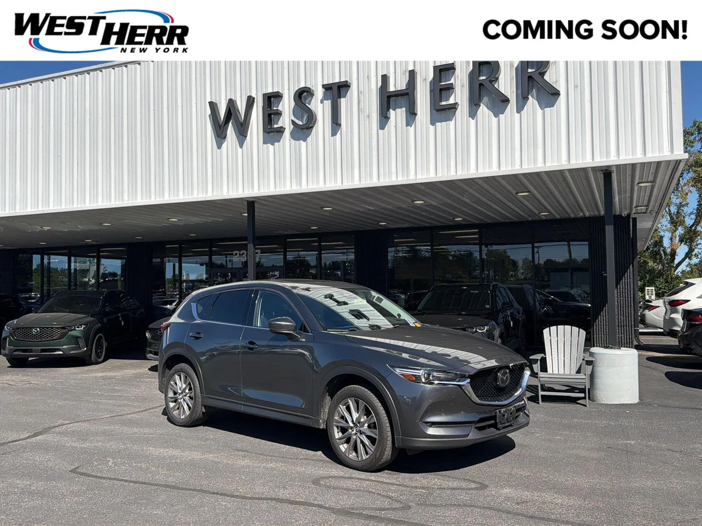 Used 2019 Machine Gray Metallic Mazda Grand Touring image 1