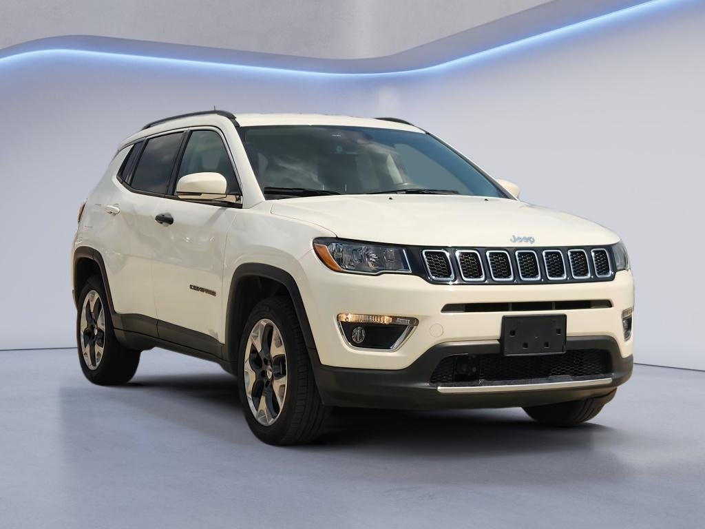 Used 2021 White Clearcoat Jeep Limited image 3