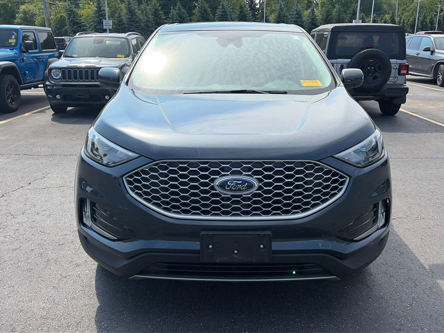 Used 2024 Stone Blue Ford SEL image 2