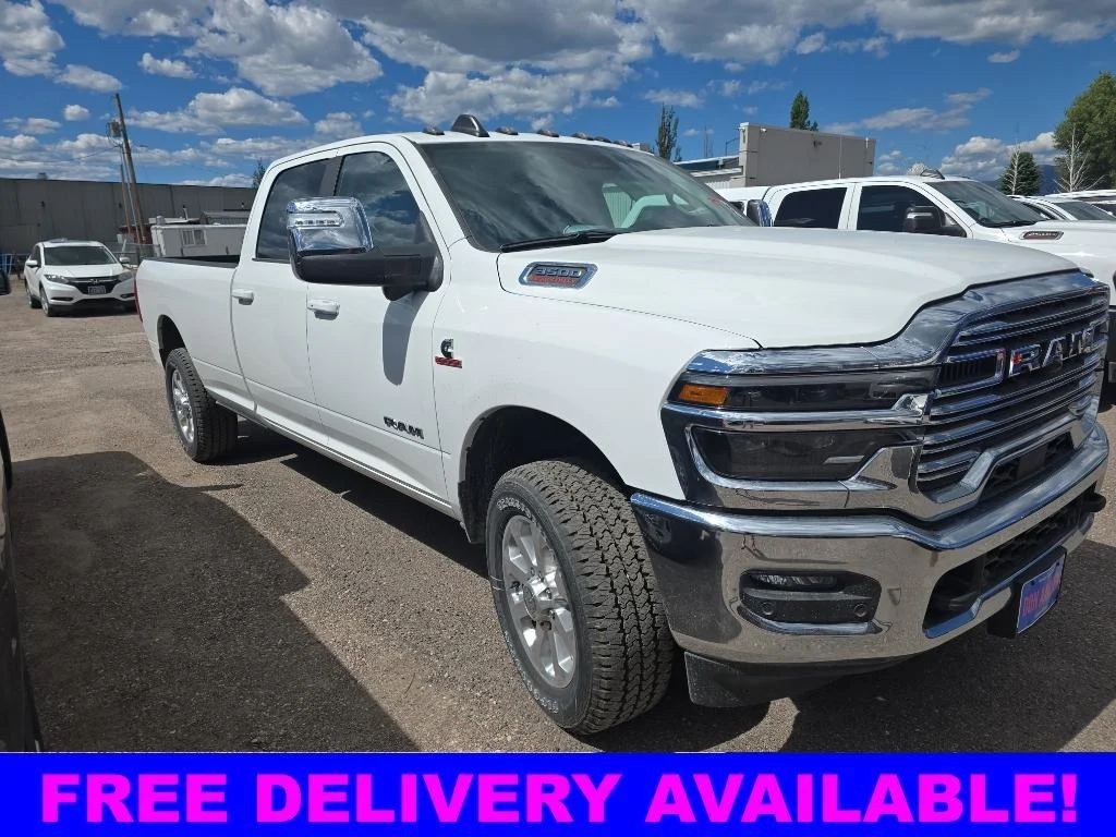 New 2026 Bright White Clear-Coat Exterior Paint RAM Laramie image 1