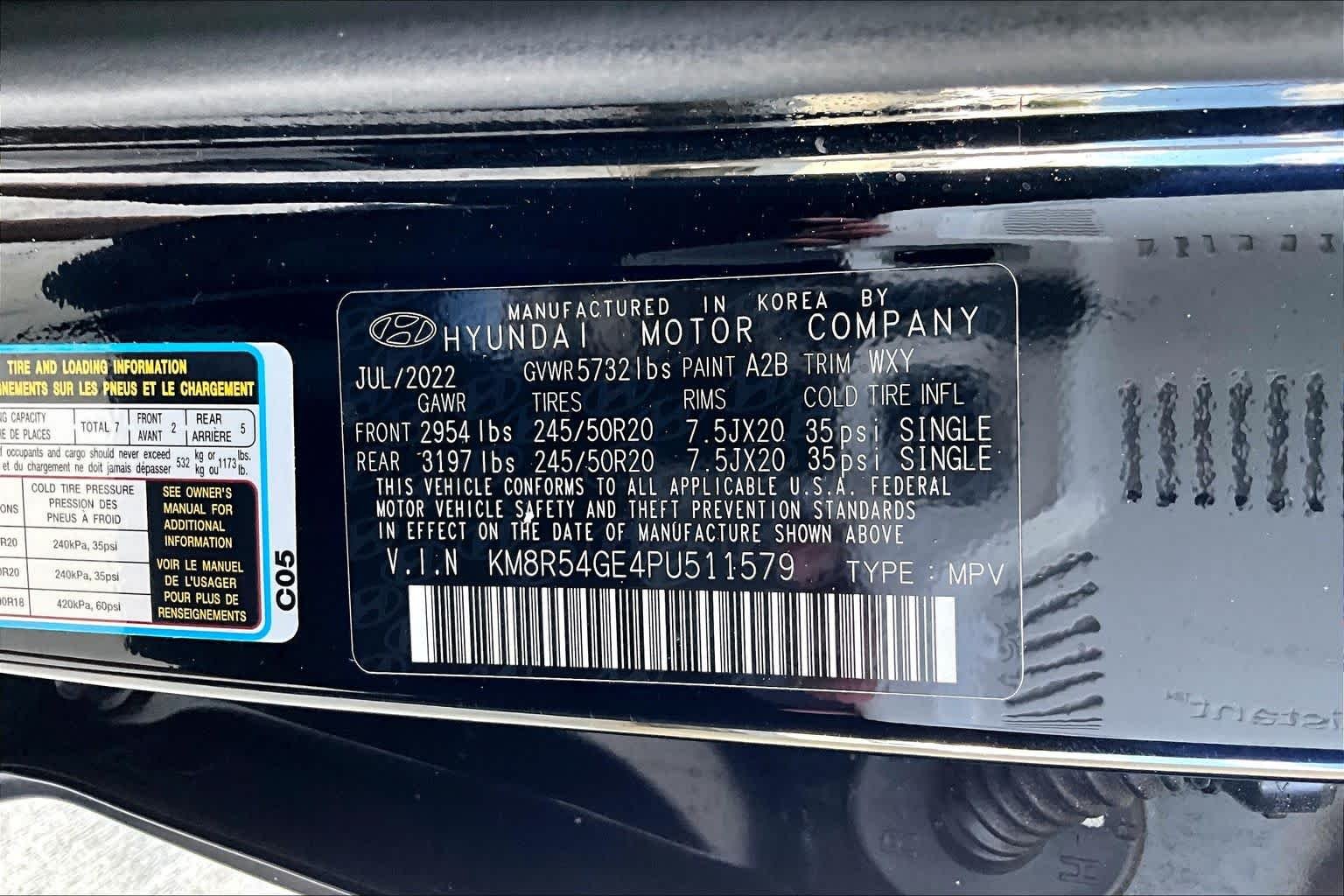 Certified Used 2023 Abyss Black Pearl Hyundai Limited image 31