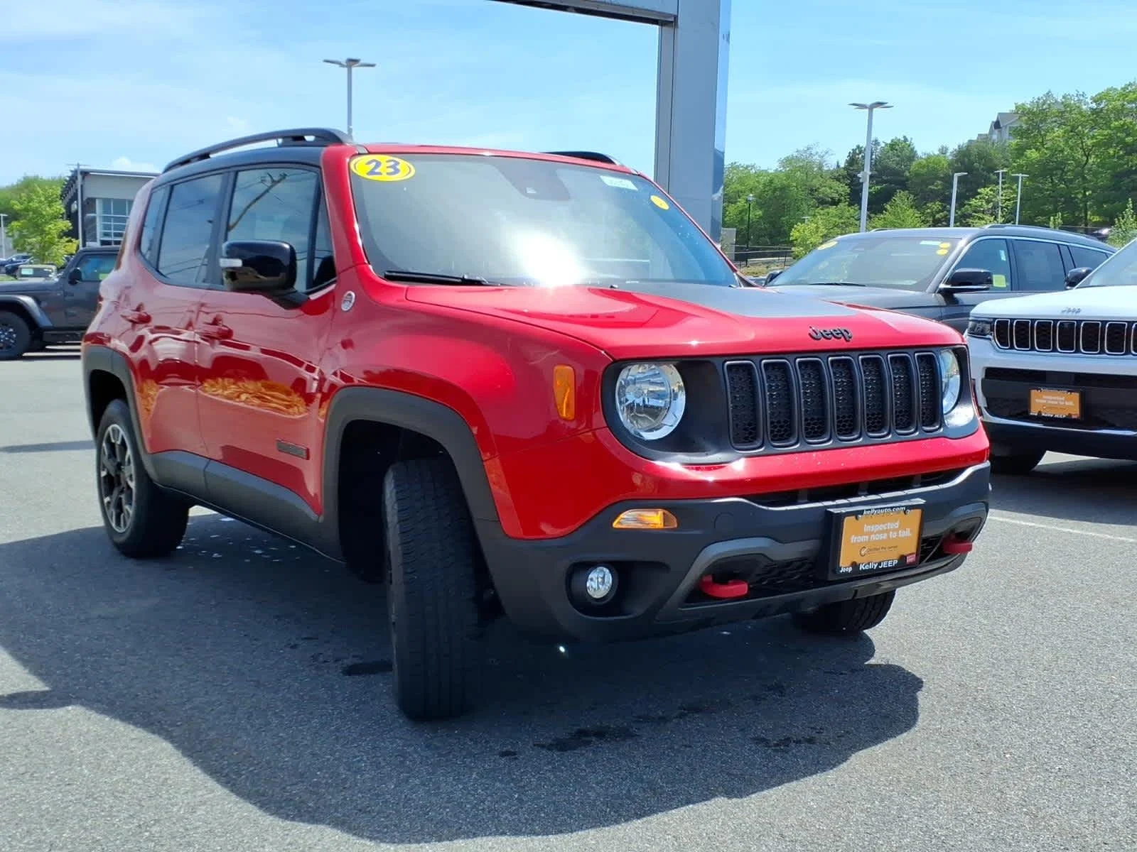 Certified Used 2023 Colorado Red Clearcoat Jeep Trailhawk image 5