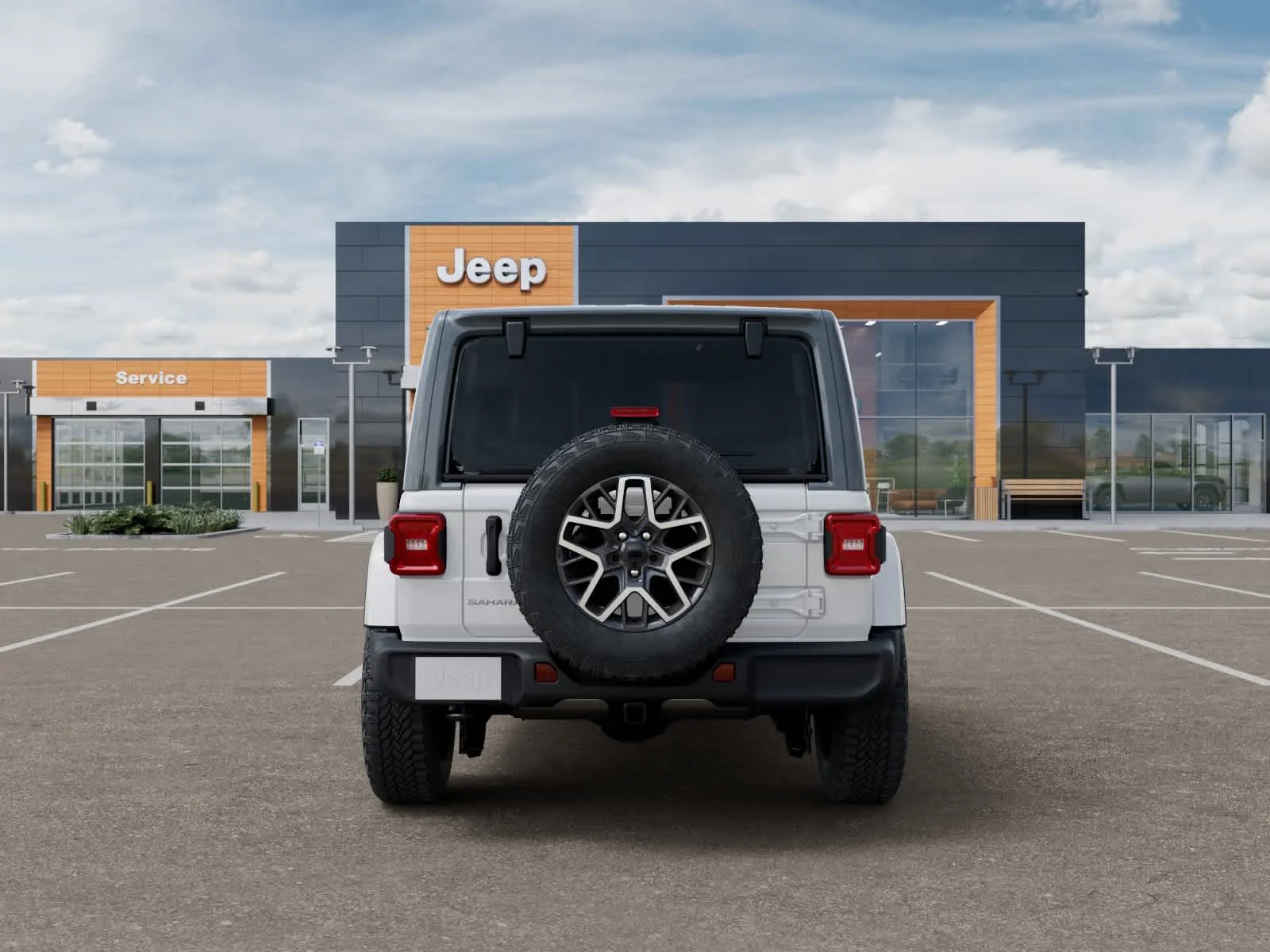 New 2026 Bright White Clearcoat Jeep Sahara image 7