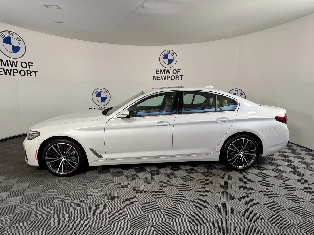 Certified Used 2023 Mineral White Metallic BMW 530i xDrive image 13