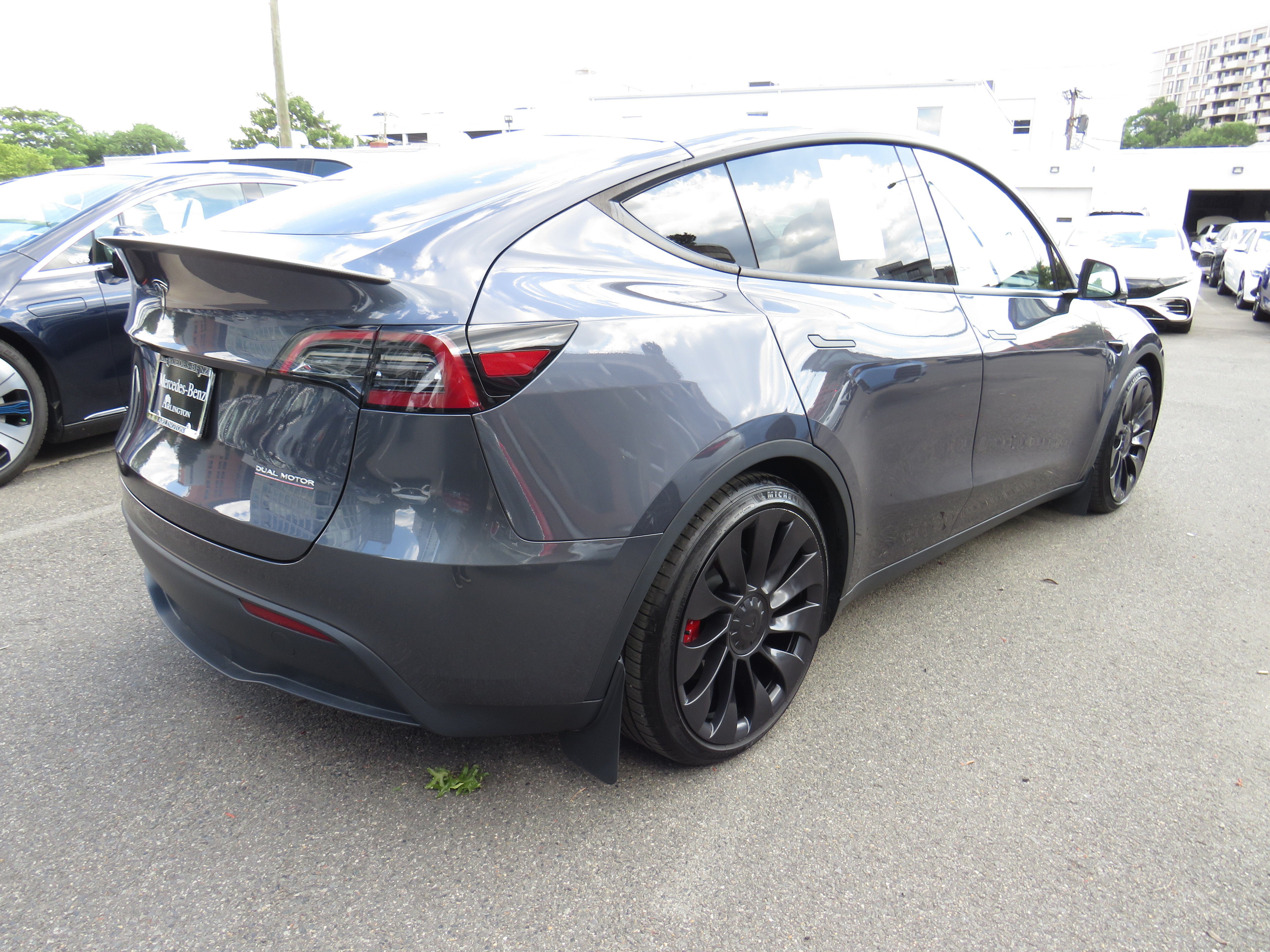 Used 2023 Midnight Silver Metallic Tesla Performance image 4