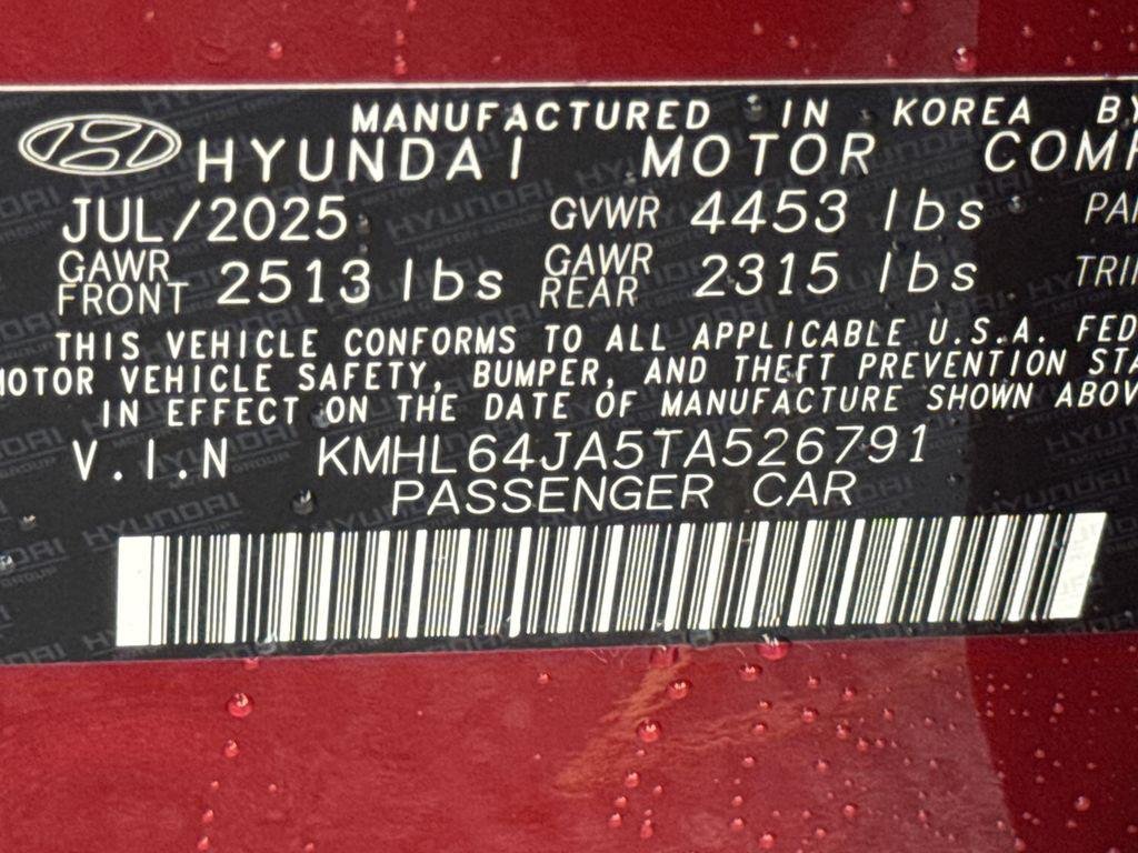 New 2026 Red Hyundai SEL Sport image 31