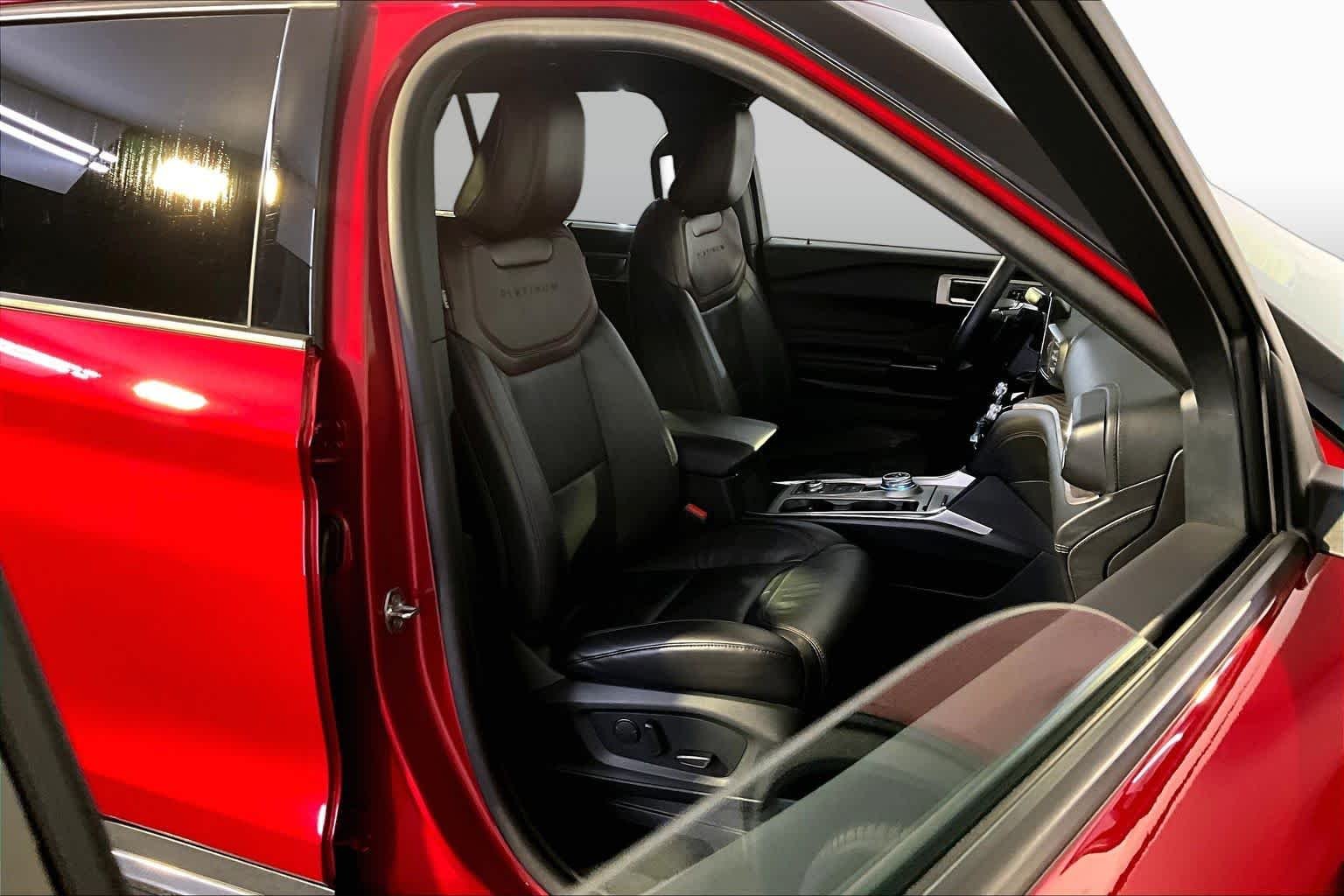 Used 2021 Rapid Red Metallic Tinted Clearcoat Ford Platinum image 16