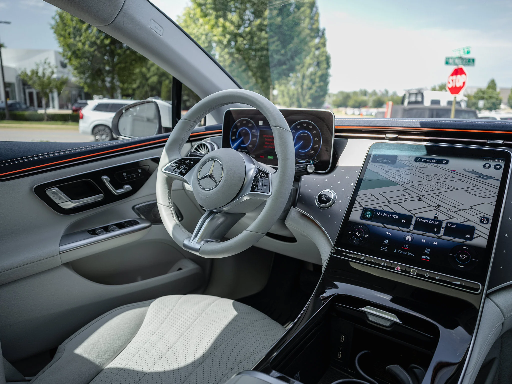 Certified Used 2023 MANUFAKTUR Moonlight White Metallic Mercedes-Benz 350 Sedan image 18