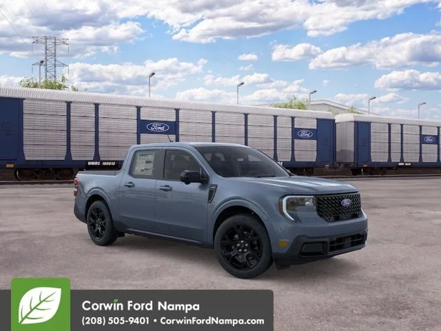New 2026 Azure Gray Metallic Tri-Coat Ford Lariat image 7