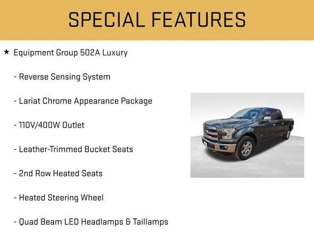 Used 2015 Gray Ford LARIAT image 13