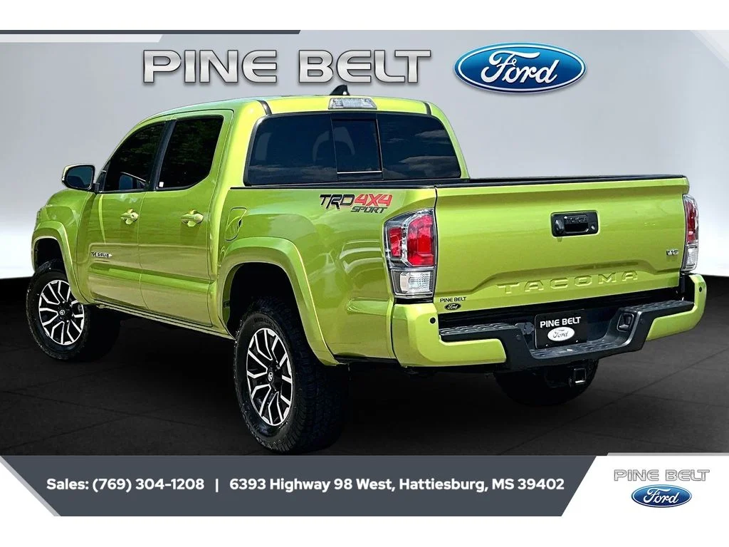 Used 2023 Electric Lime Metallic Toyota TRD Sport image 2