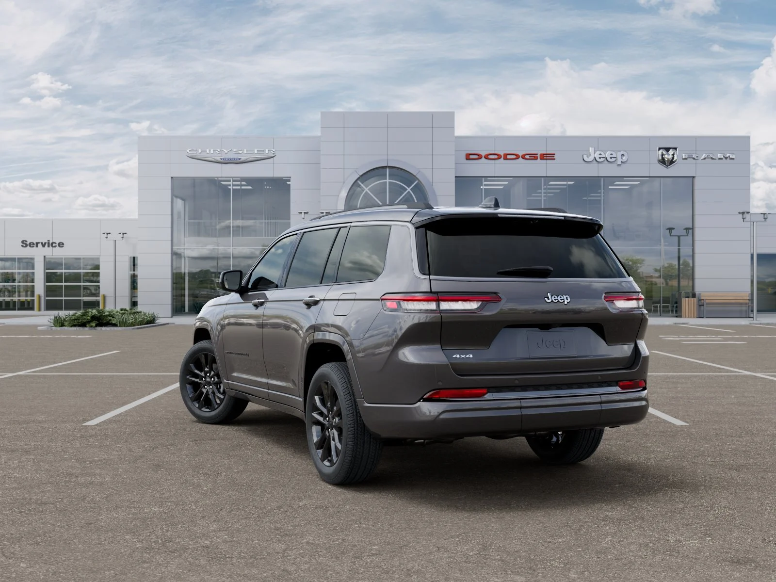 New 2026 Baltic Gray Metallic Clear-Coat Exterior Paint Jeep Limited Reserve image 3