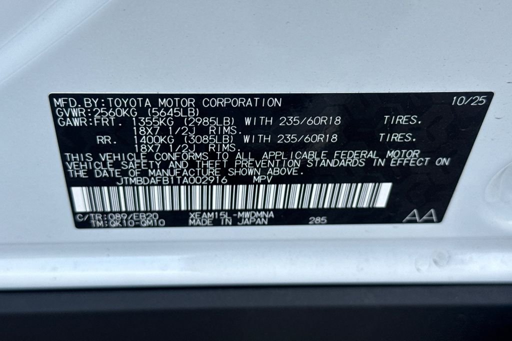 New 2026 Wind Chill Pearl <sup>1</sup> Toyota  XLE image 23