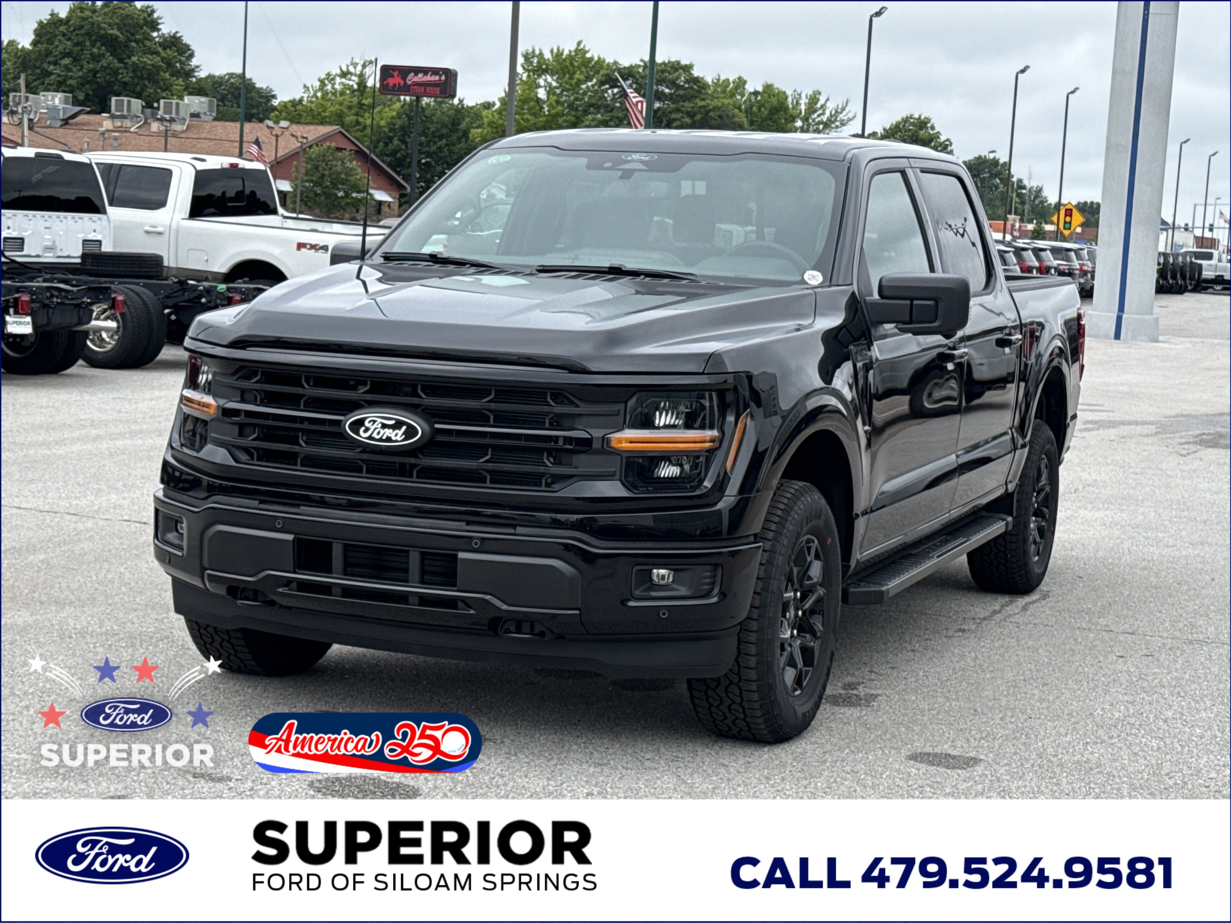 New 2026 Agate Black Metallic Ford XLT 4WD image 11