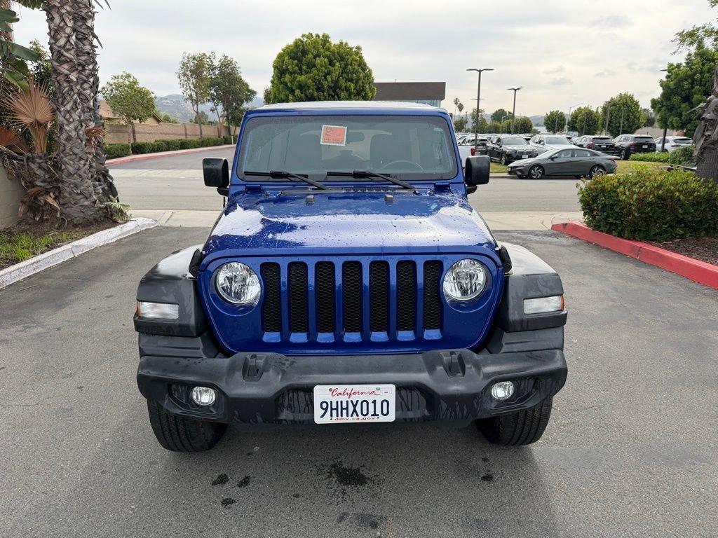 Used 2020 Blue Jeep Unlimited Sport S image 2
