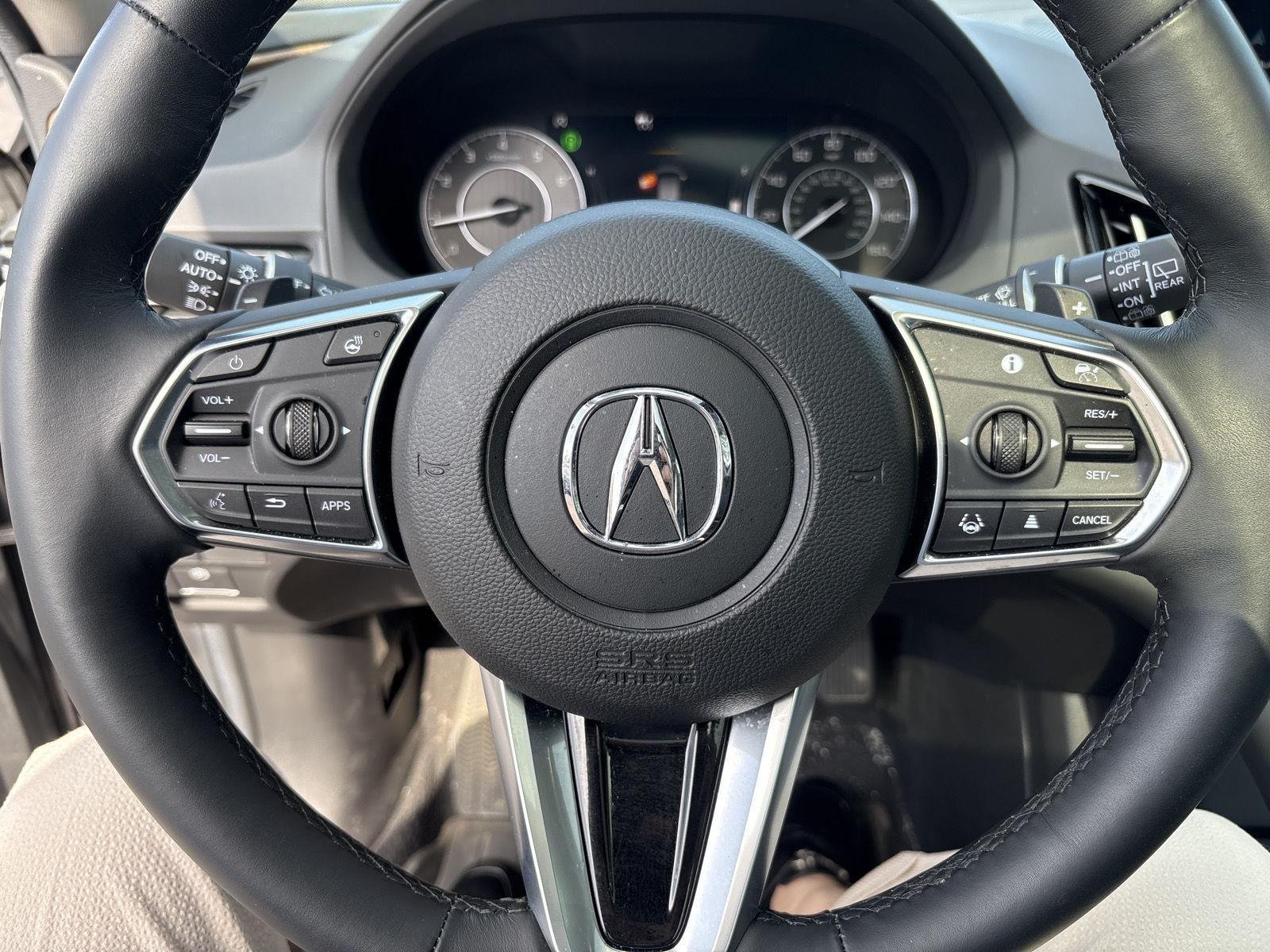 Used 2024 Liquid Carbon Metallic Acura w/Advance Package image 12