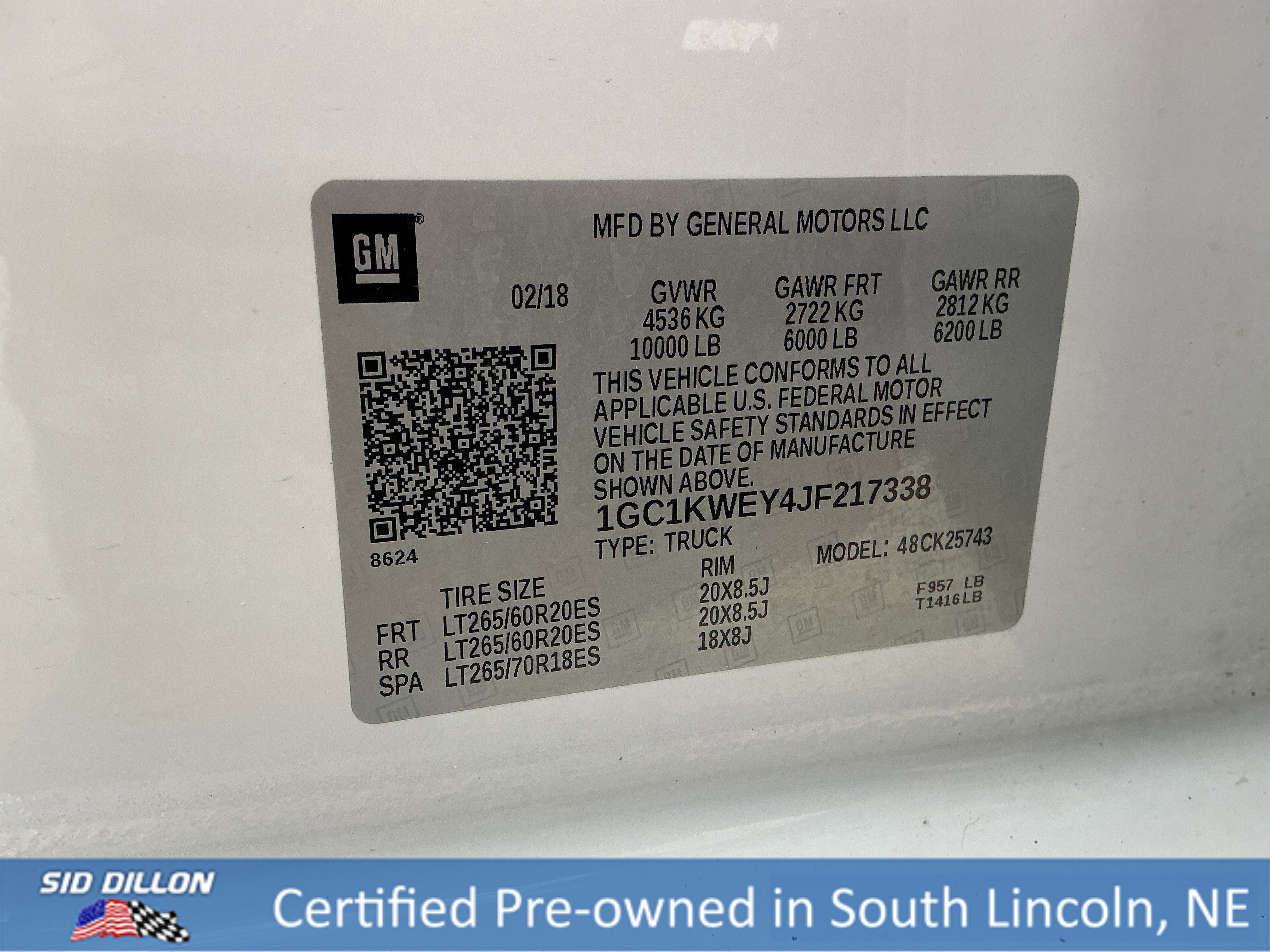 Certified Used 2018 Summit White Chevrolet LTZ image 14