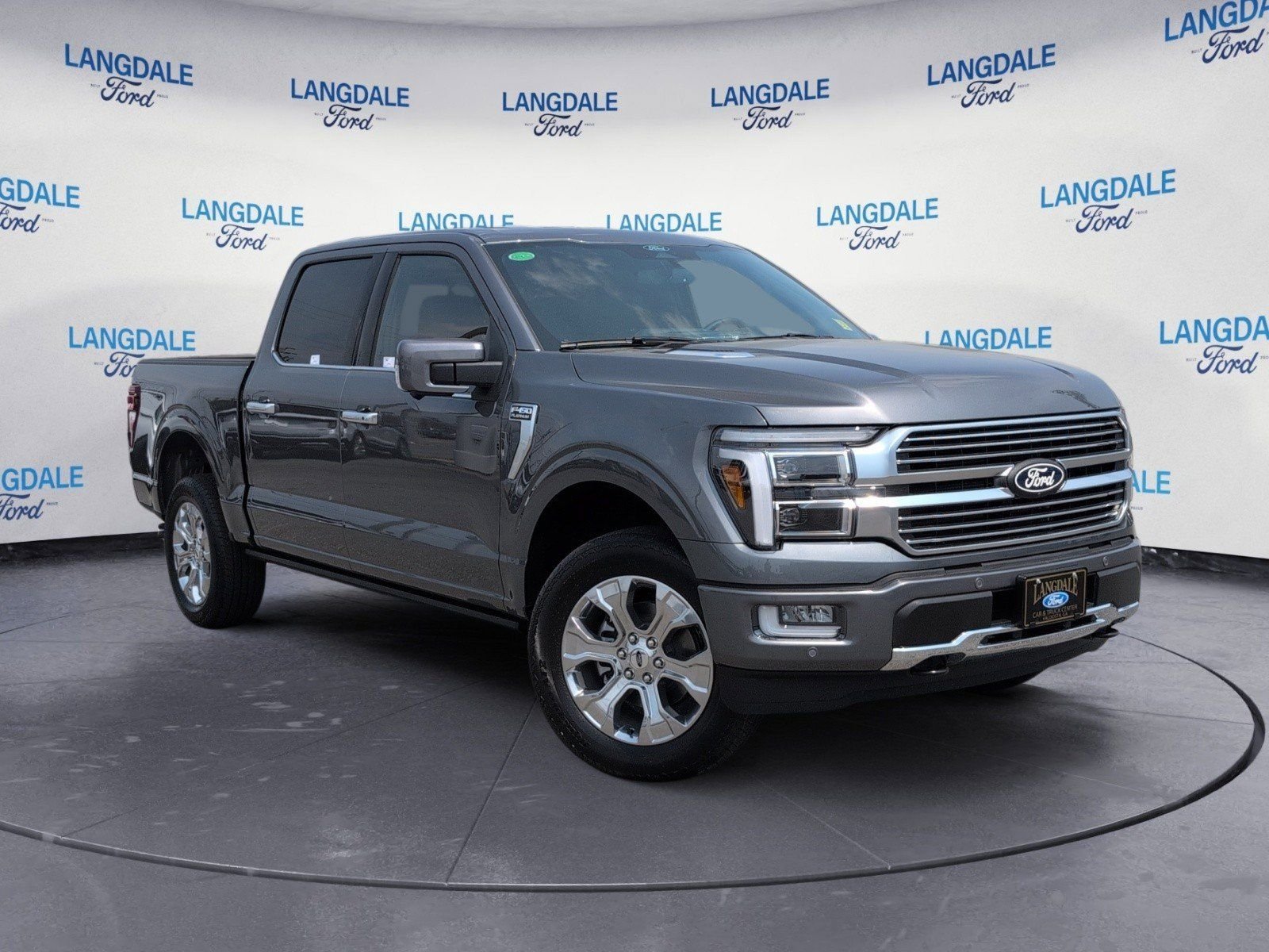New 2026 Carbonized Gray Metallic Ford Platinum image 2