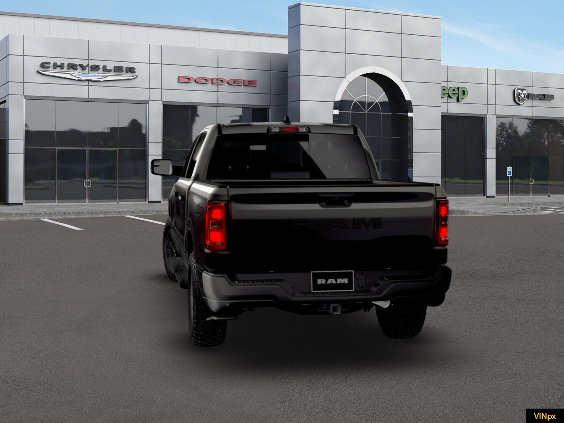 New 2026 Diamond Black Crystal Pearl-Coat Exterior Paint RAM Warlock image 13