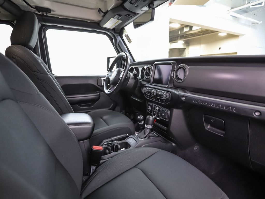 Used 2021 Black Clearcoat Jeep Unlimited Willys image 29