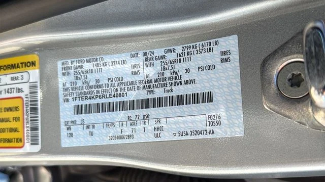 Used 2024 Silver Ford Lariat image 30