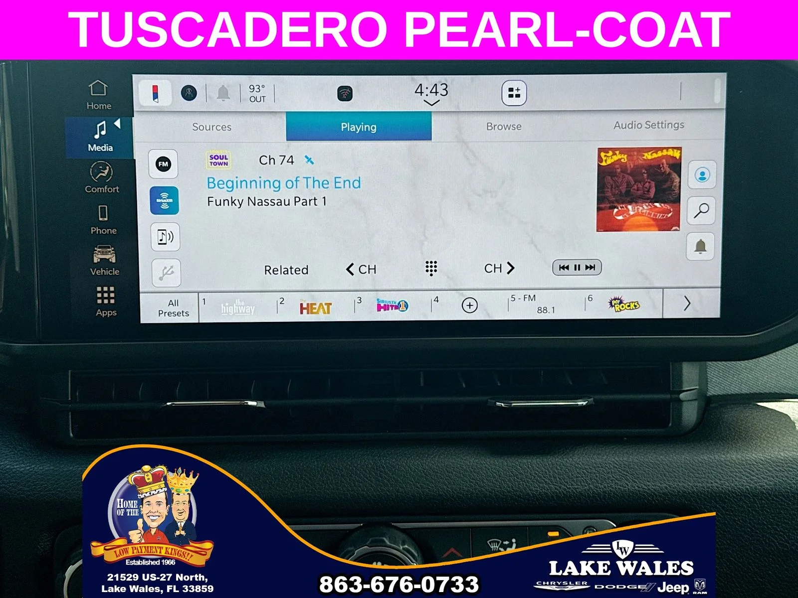 New 2026 Tuscadero Pearl-Coat Exterior Paint Jeep Sport S image 13