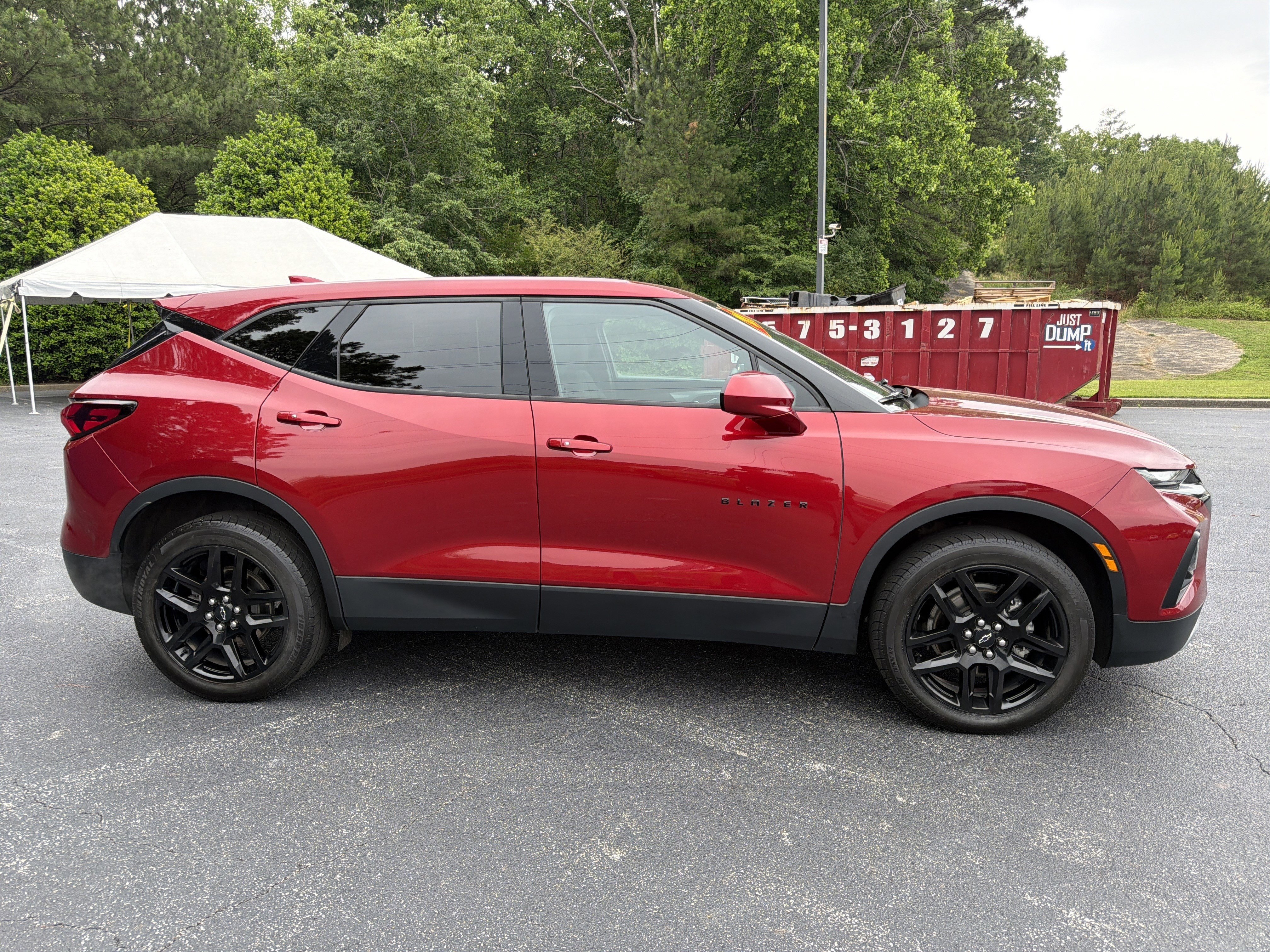 Used 2021 CHERRY RED TINTCOAT Chevrolet LT image 4