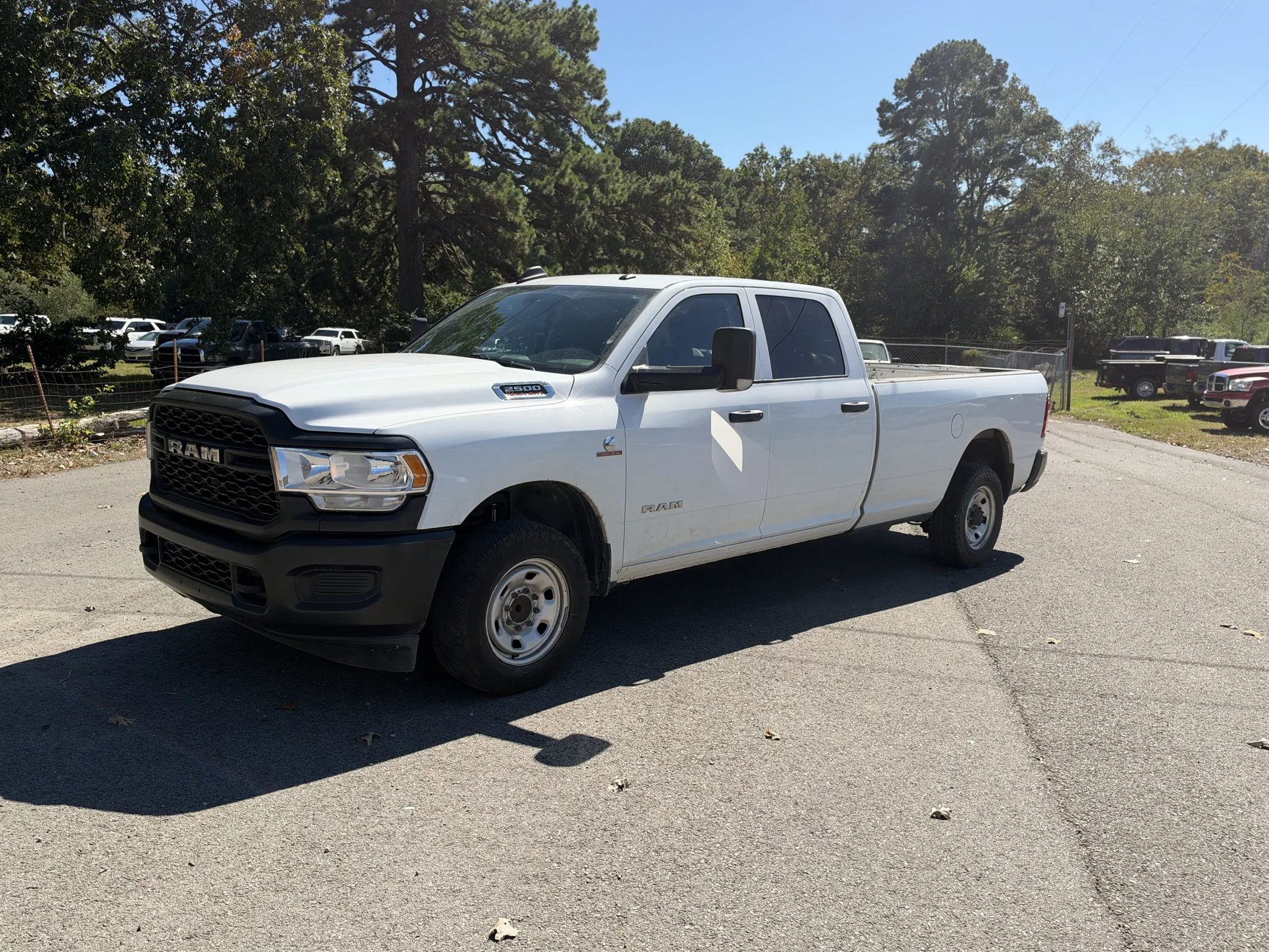 Used 2020 Bright White Clearcoat Ram Tradesman image 1