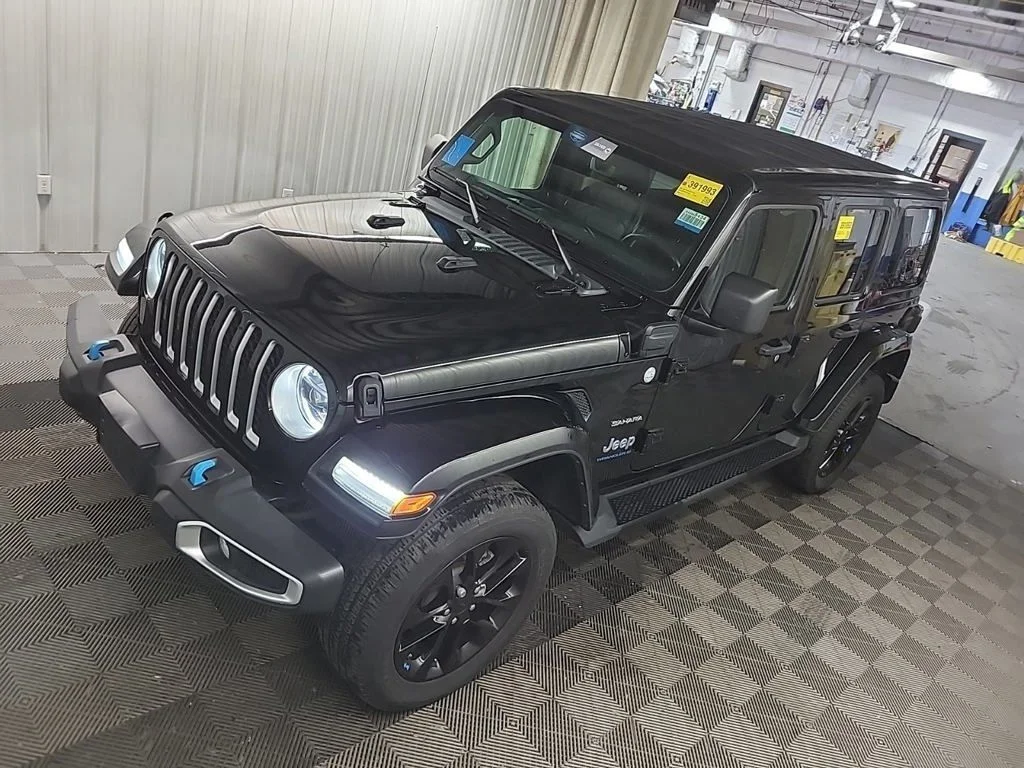 Certified Used 2023 Black Jeep Sahara 4xe image 11