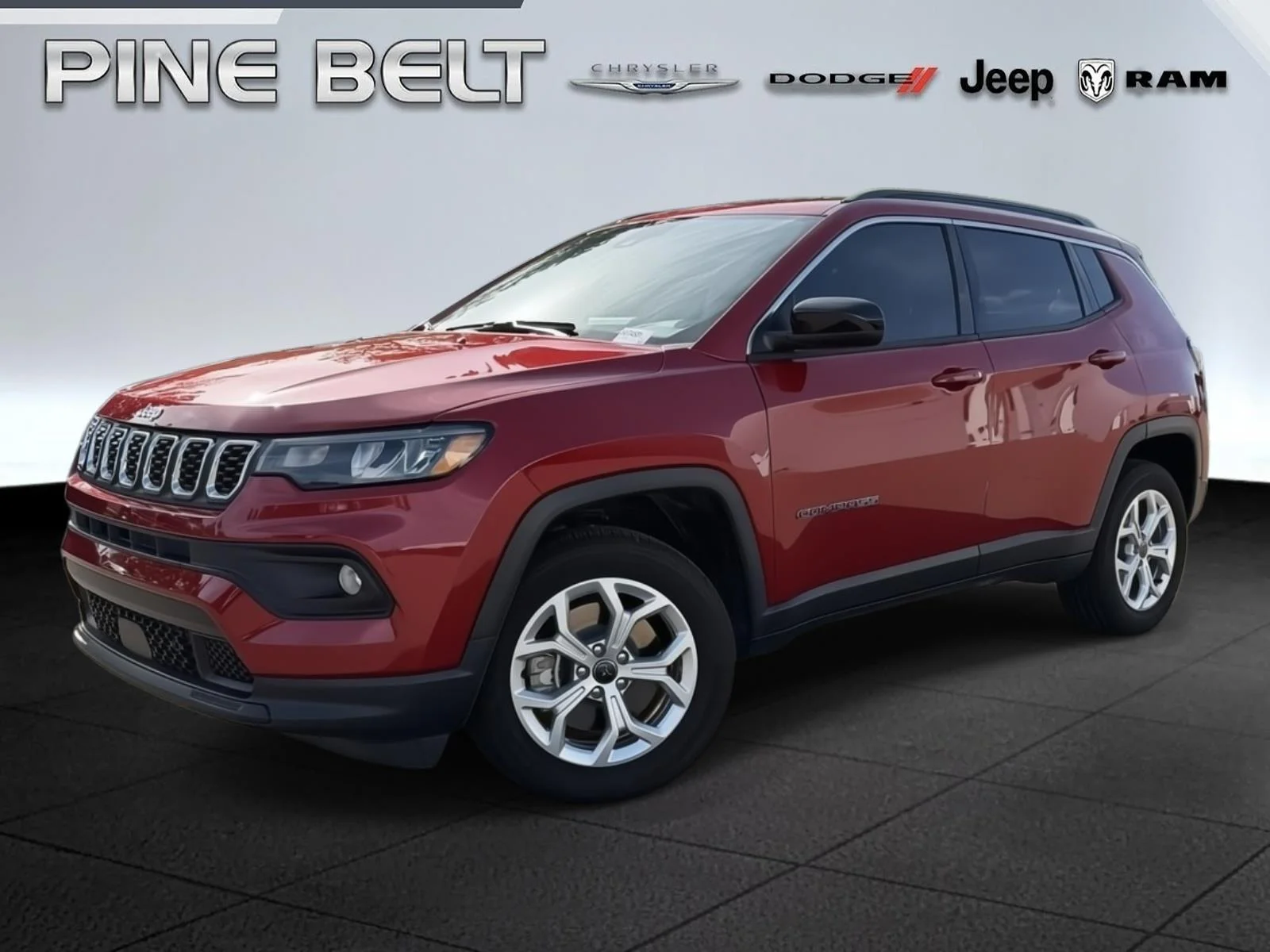 Used 2025 Red Hot Pearlcoat Jeep Latitude image 1