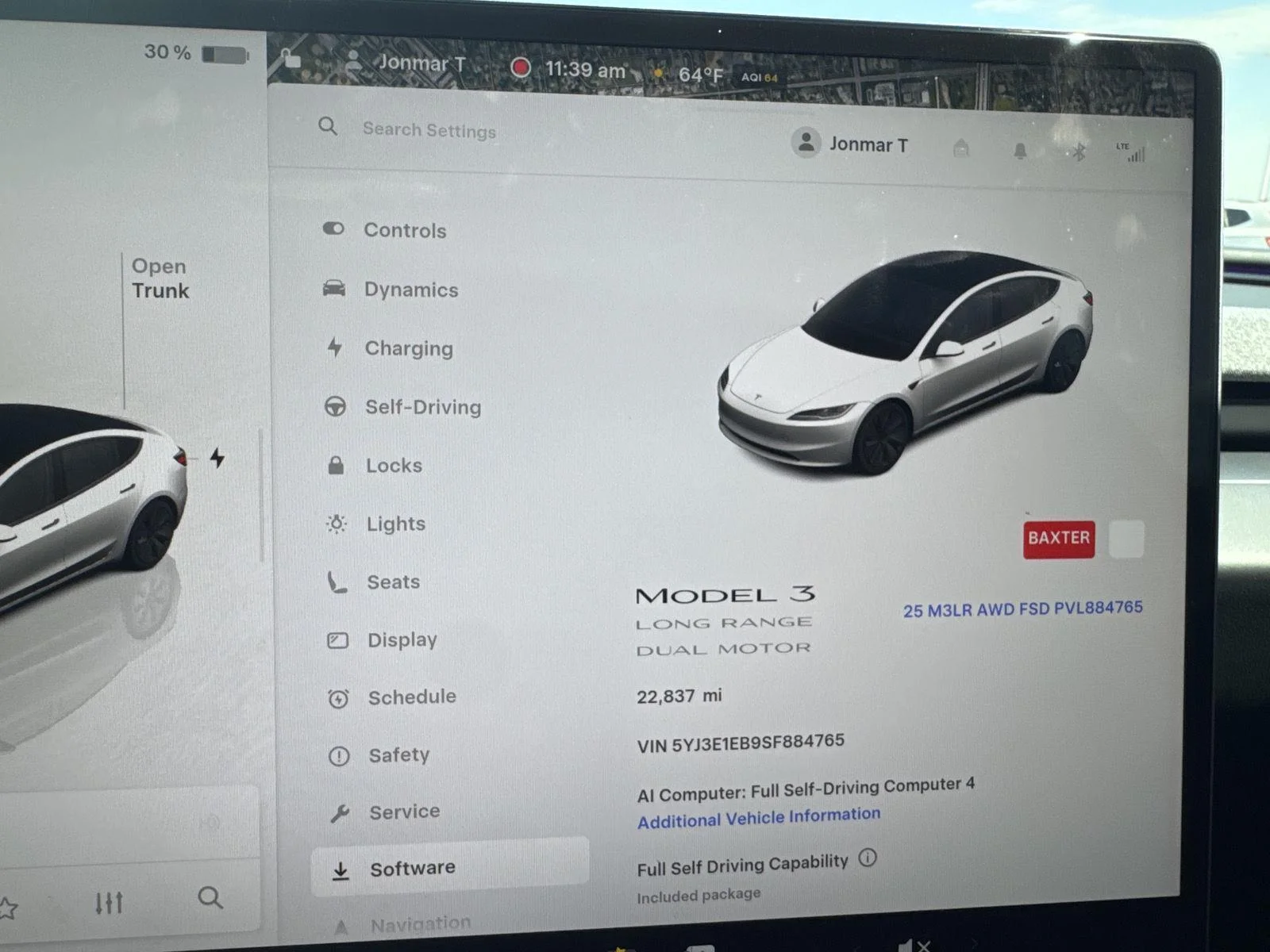 Used 2025 Tesla Model 3 Long Range with VIN 5YJ3E1EB9SF884765 for sale in La Vista, NE