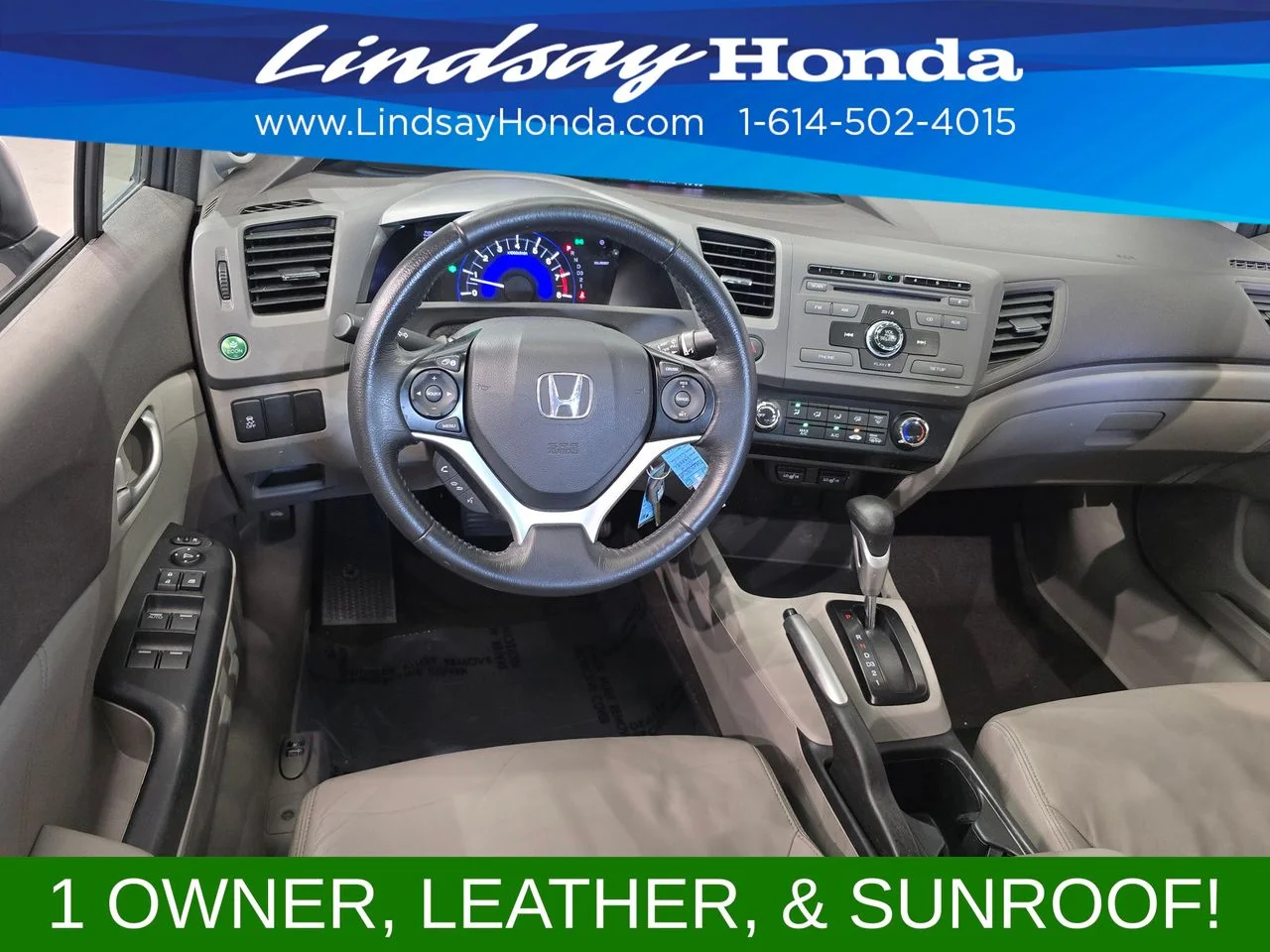 Used 2012 Polished Metal Metallic Honda EX-L image 12