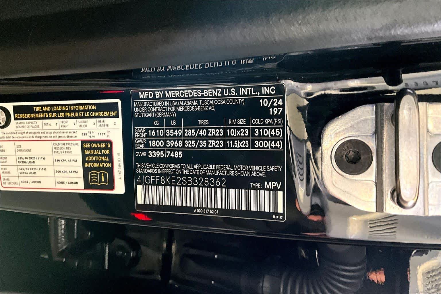 Certified Used 2025 Obsidian Black Metallic Mercedes-Benz AMG® GLS 63 image 34