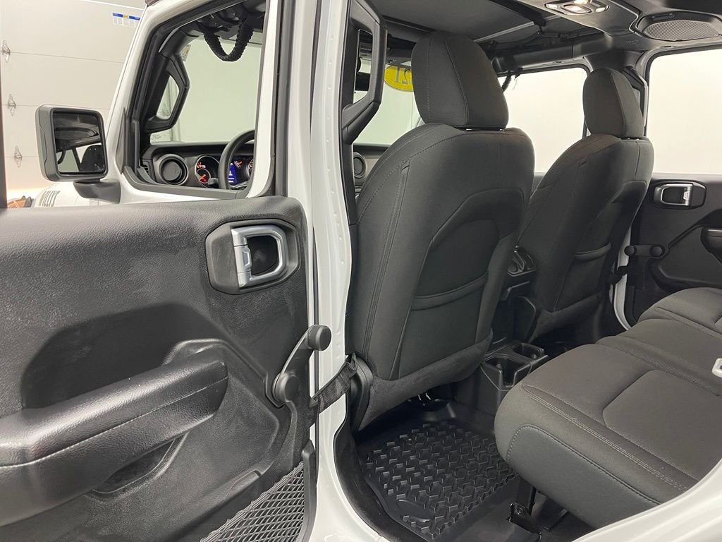 Used 2021 Bright White Clearcoat Jeep Unlimited Willys image 33